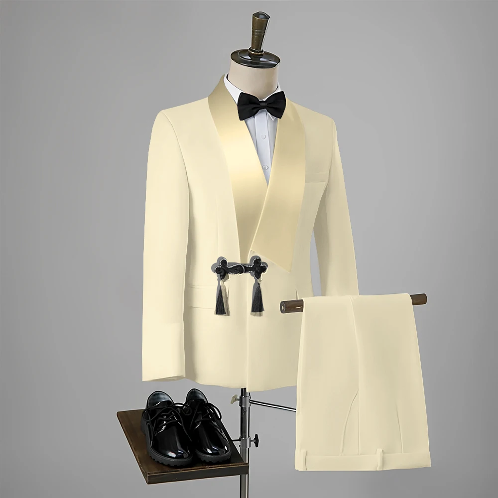 Men'S Grooming Daily - Gorgeous 2 Piece Men Suit Wedding