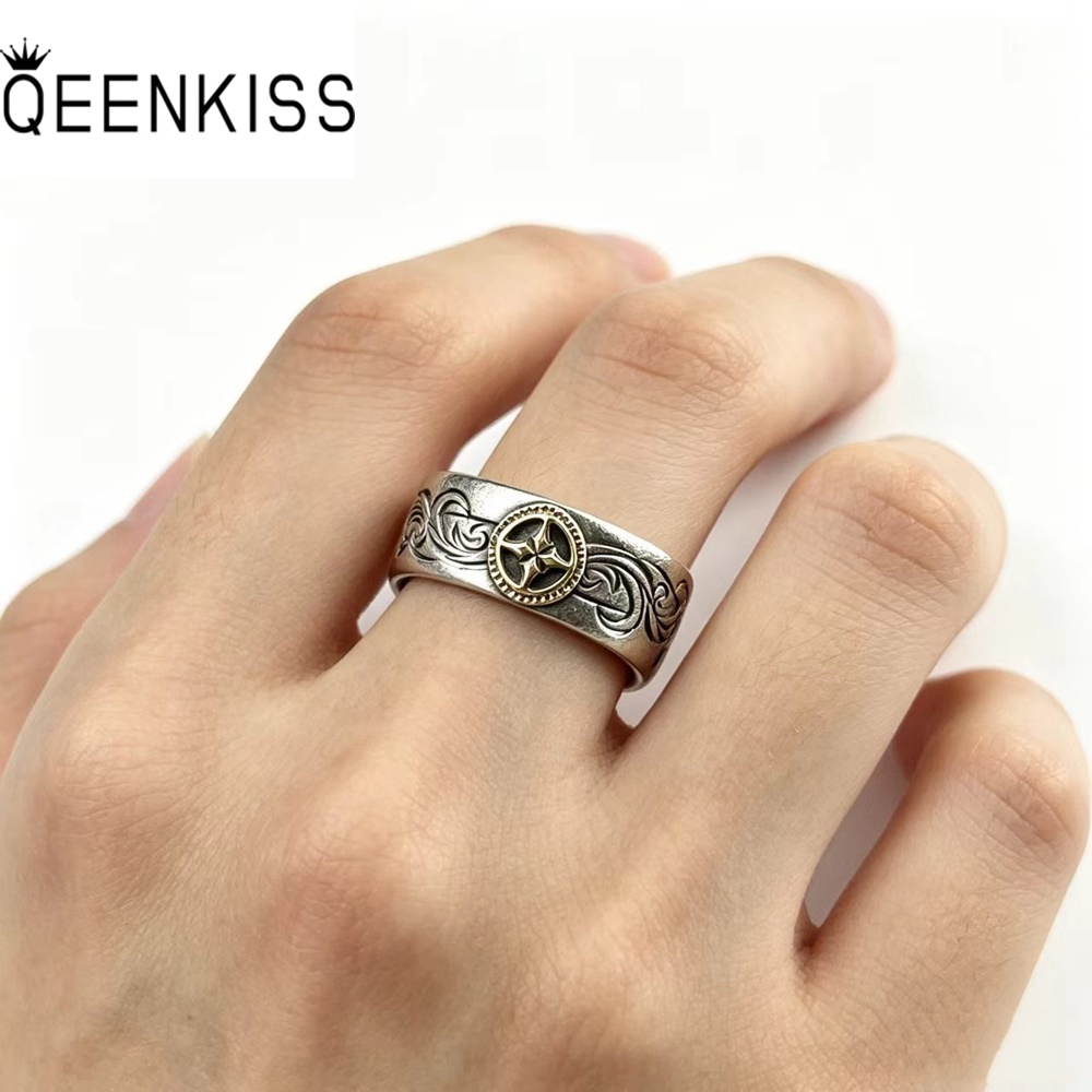 Men'S Grooming Gifts - QEENKISS 925 Sterling Silver Vintage Cross