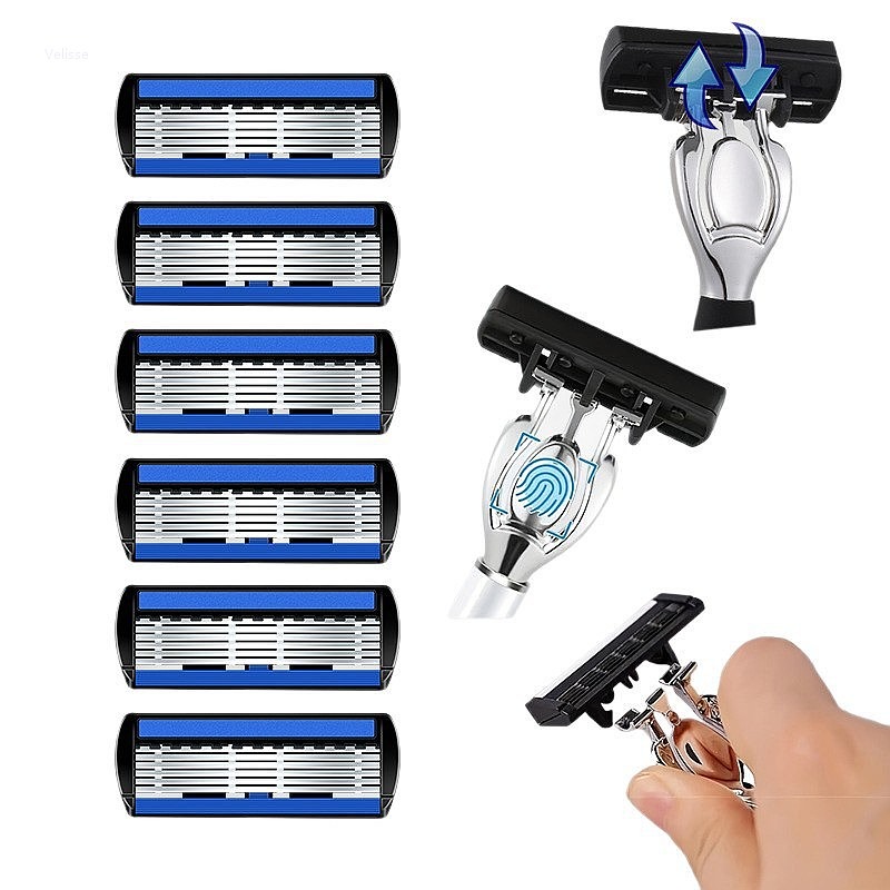 6 Layer Manual Razor Blade Ref - Men'S Grooming Gift Box 评论和价格