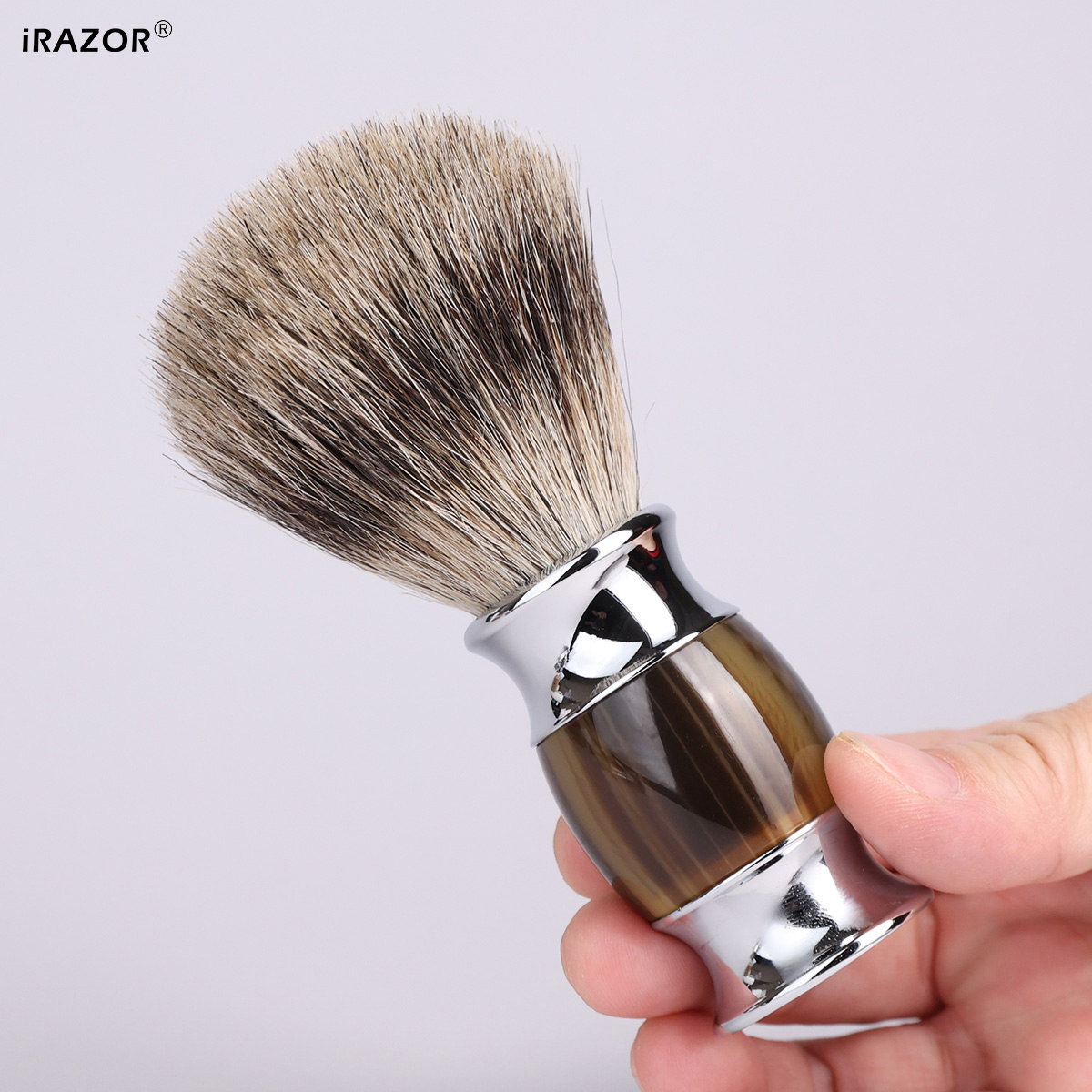 iRAZOR Silvertip Shaving Brush - Men'S Grooming Tool 评论和价格