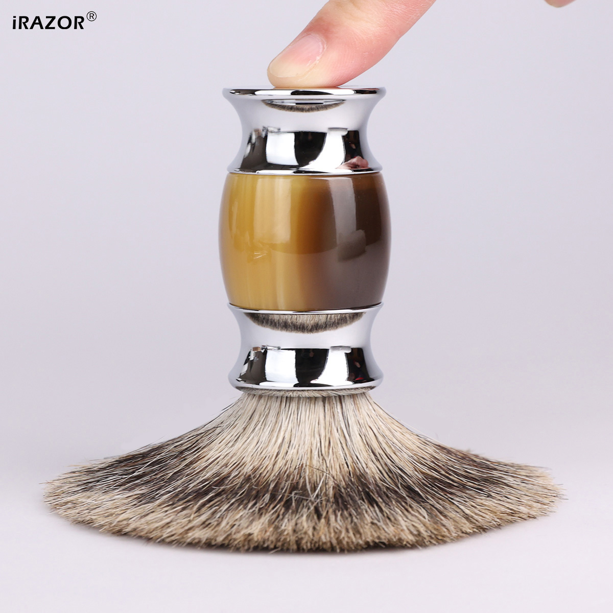 iRAZOR Silvertip Shaving Brush - Men'S Grooming Tool 评论和价格