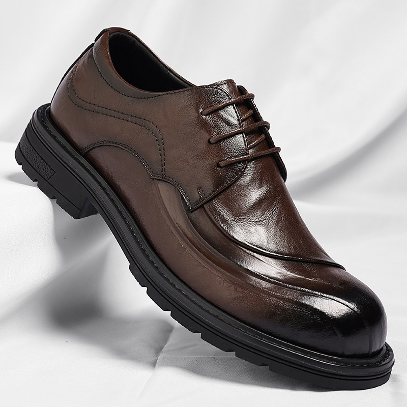 Brown Burnished Genuine Leathe - Men'S Grooming Daily 评论和价格