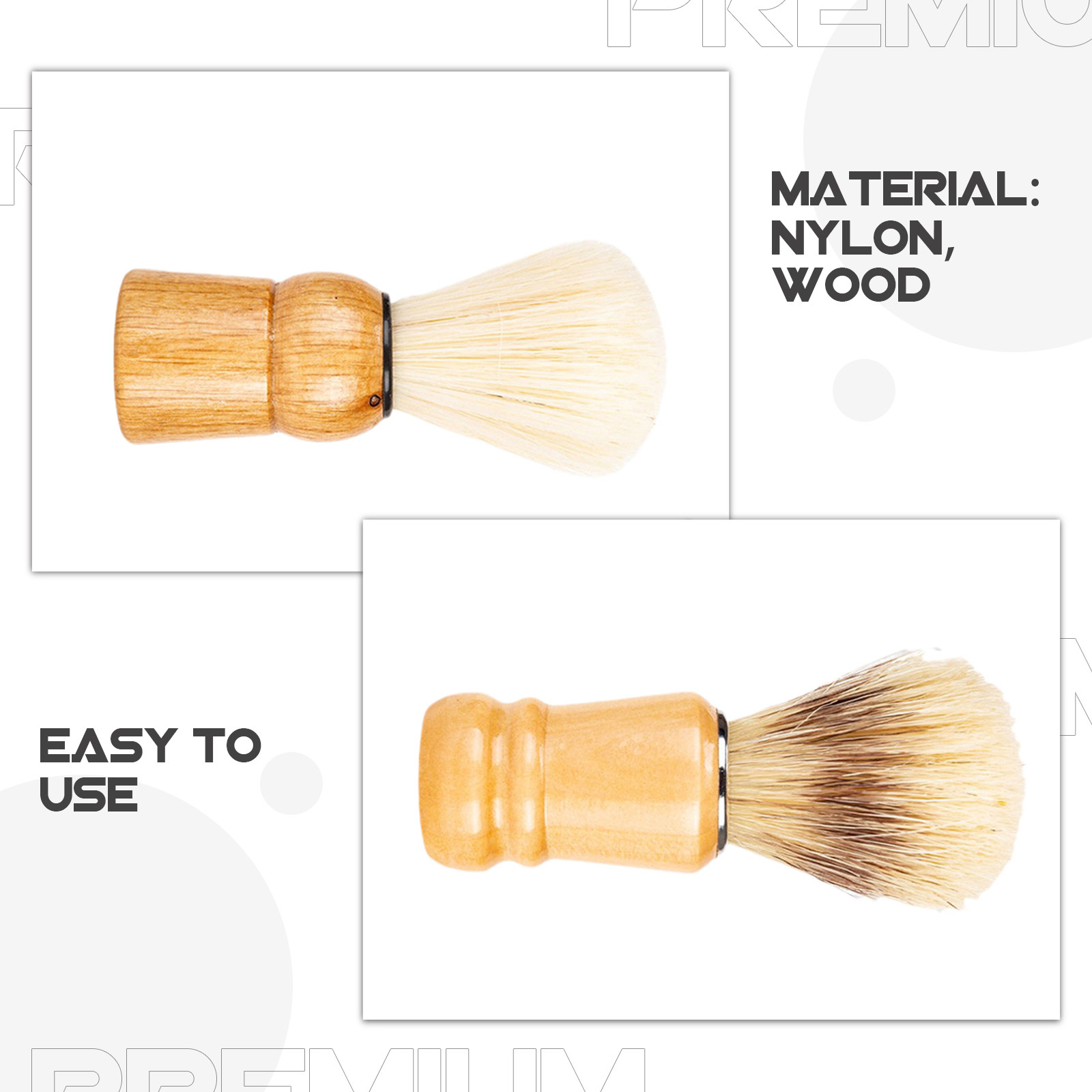 2Pcs Beard Brush for Men Shavi - Men'S Grooming Tool 评论和价格