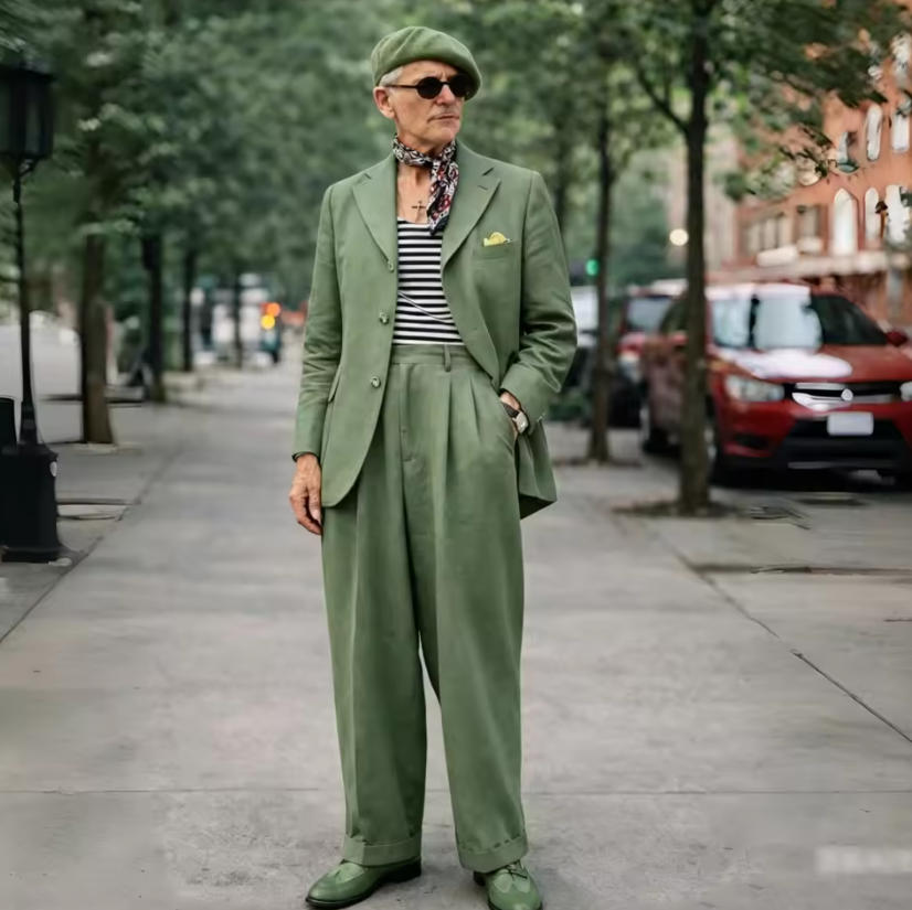 Brown Linen Men Suits 2 Pieces - Men'S Grooming Daily 评论和价格