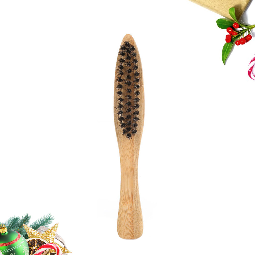 2Pcs Portable Beard Brush for  - Men'S Grooming Tool 评论和价格