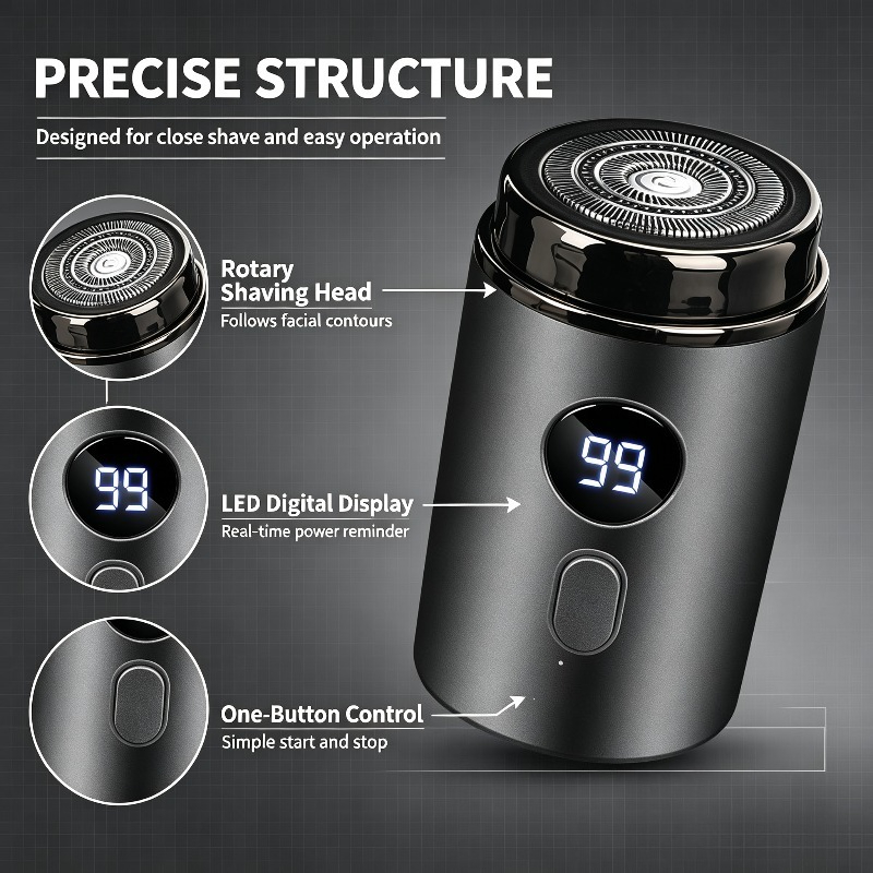 USB Rechargeable Waterproof El - Men'S Grooming Boxes 评论和价格