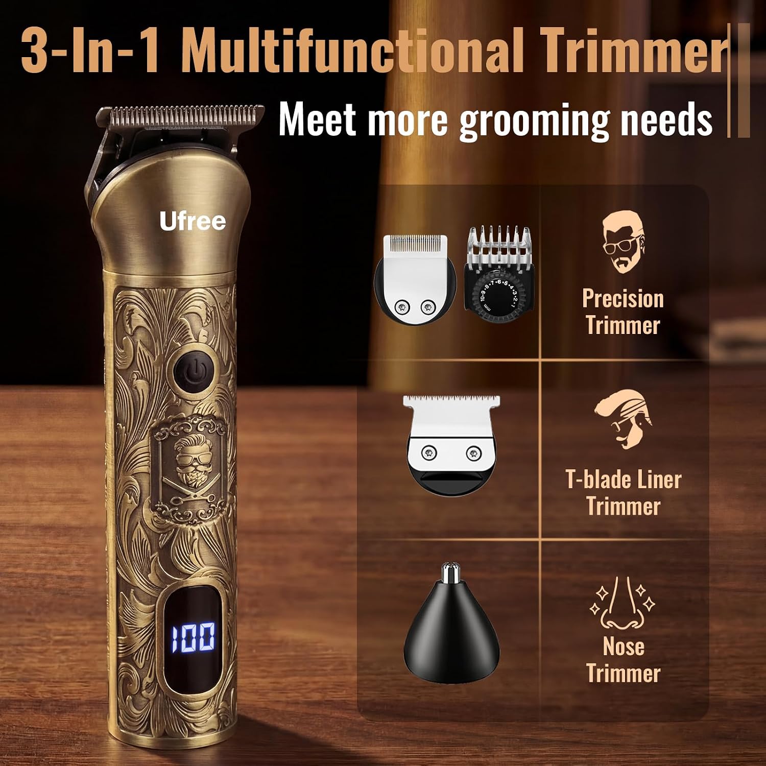 Beard Trimmer Hair Clippers fo - Men'S Grooming Images 评论和价格
