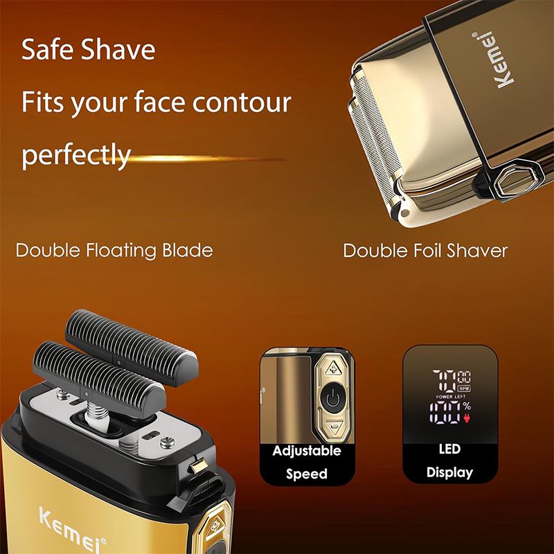 Kemei KM-TX10 T9 Hair Trimmer  - Men'S Grooming Boxes 评论和价格