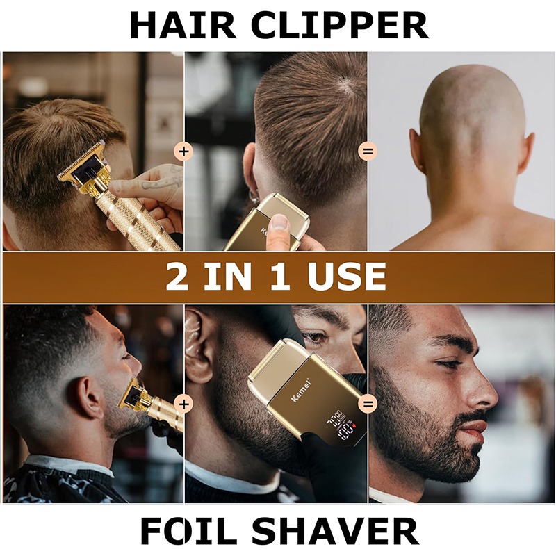 Kemei KM-TX10 T9 Hair Trimmer  - Men'S Grooming Boxes 评论和价格