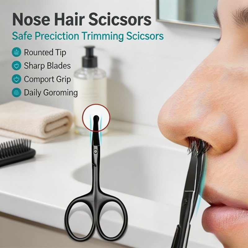 Professional Nose Hair Scissor - Men'S Grooming Tips 评论和价格